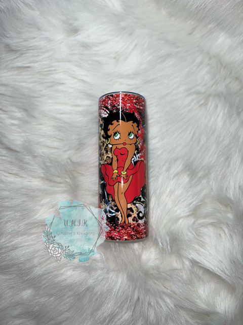 Black Betty Boop Tumbler